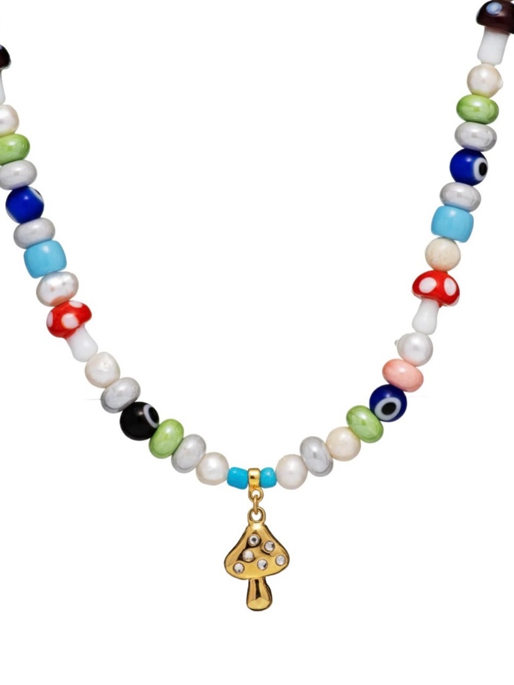 Mayamar - Mushroom Charm Necklace